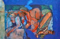 El móvil (2008) 70×100 cm