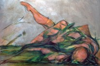 Escenas del paraíso (1987) 97×139 cm Acrílico